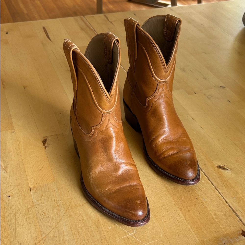 Tecovas Women’s Brown Leather Cowboy Boots